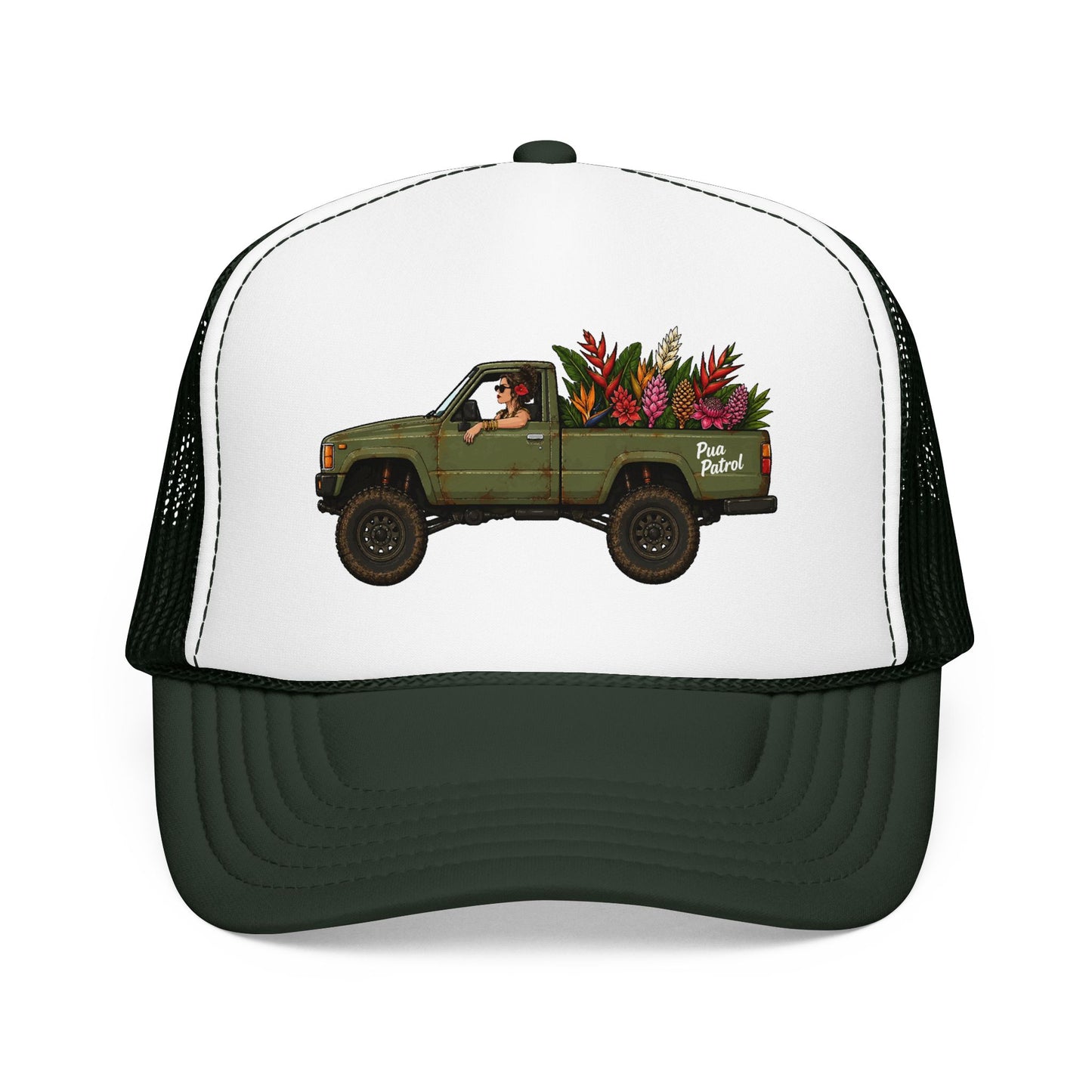 Pua Patrol Foam Trucker Green Yota