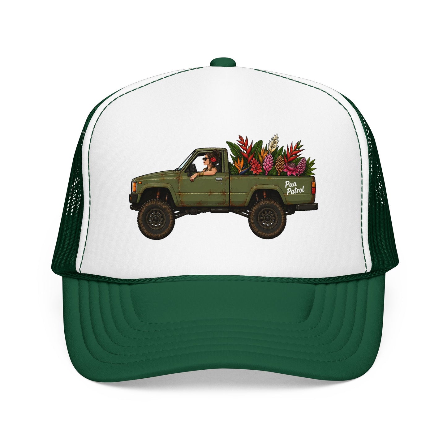 Pua Patrol Foam Trucker Green Yota