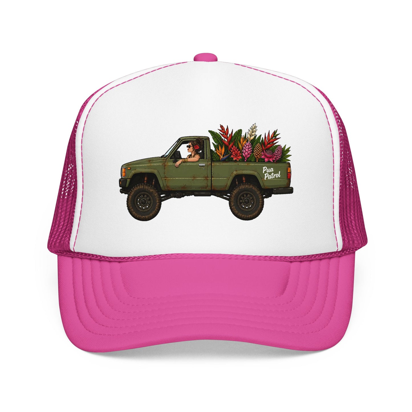 Pua Patrol Foam Trucker Green Yota